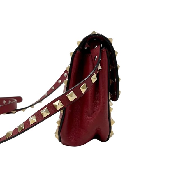 Valentino Red Mini Rockstud Bag - Picture 2 of 10